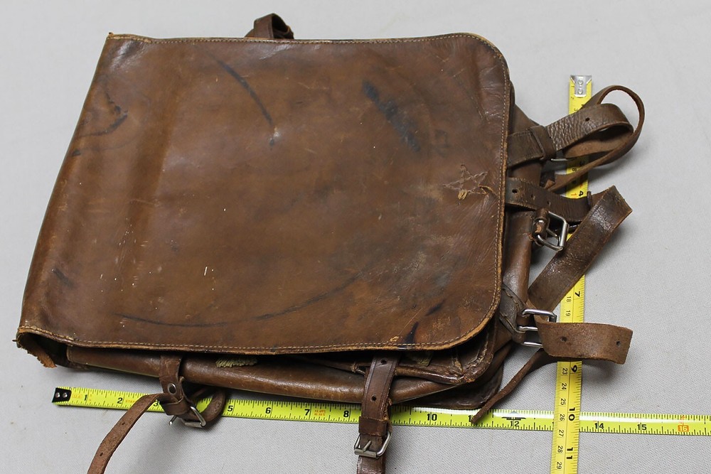 Imperial Japanese Army Leather Backpack . NNJ251