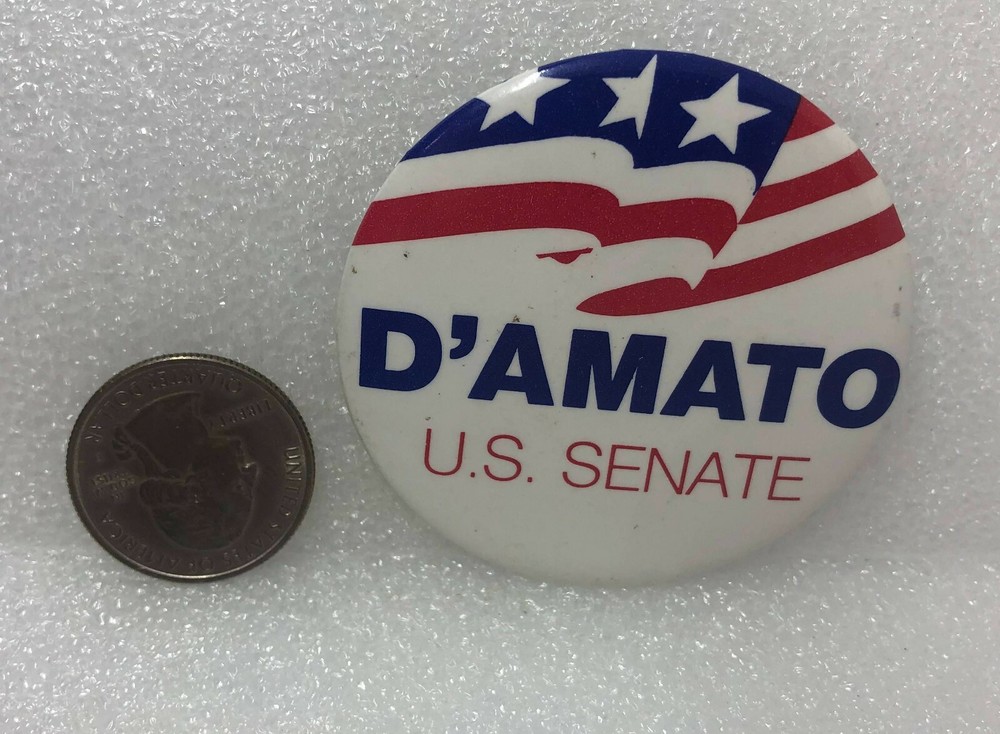 D'Amato U.S. Senate Pin