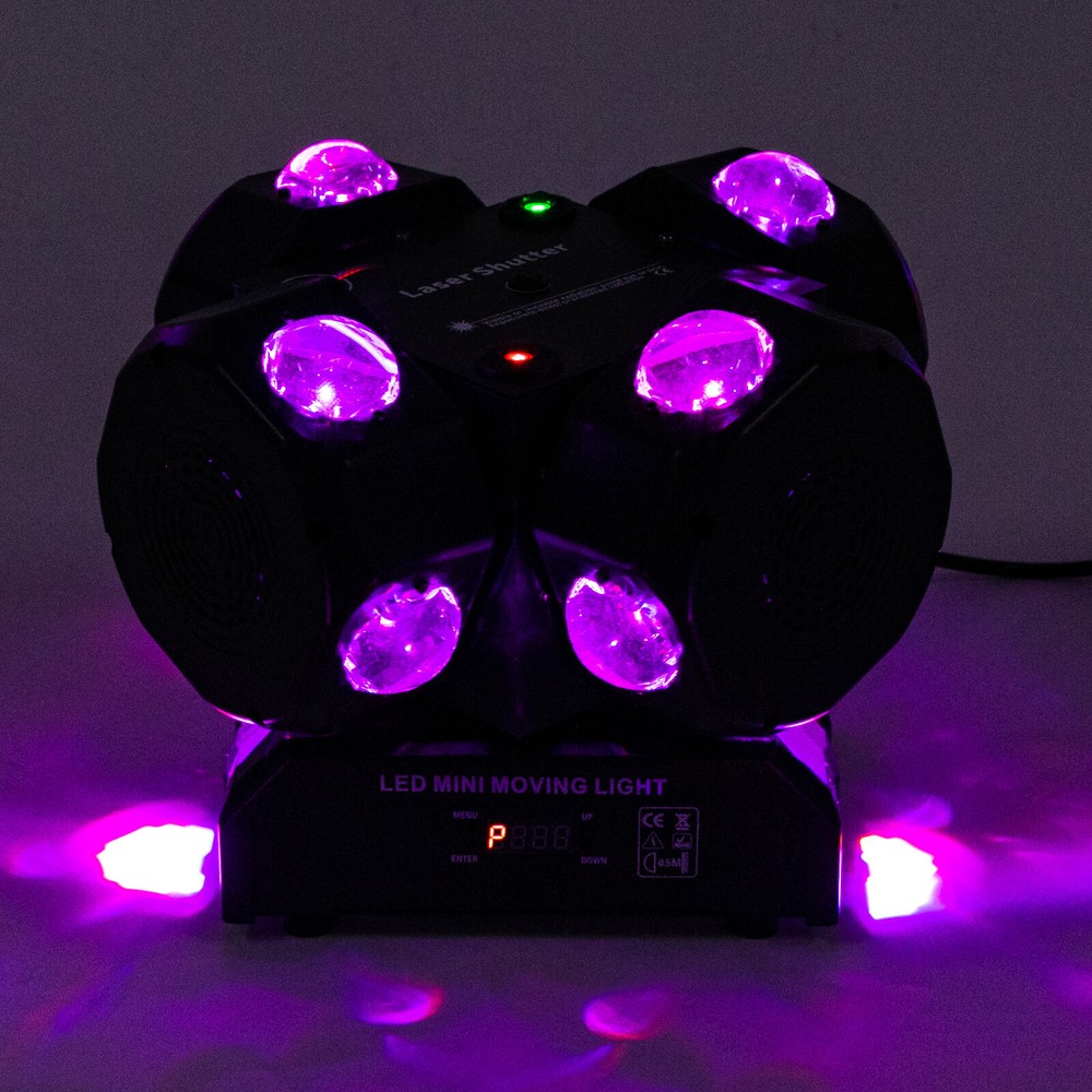 DJ Light DMX 512 Rotating Strobe Light Stage Lighting Effects Party Lamp 200W
