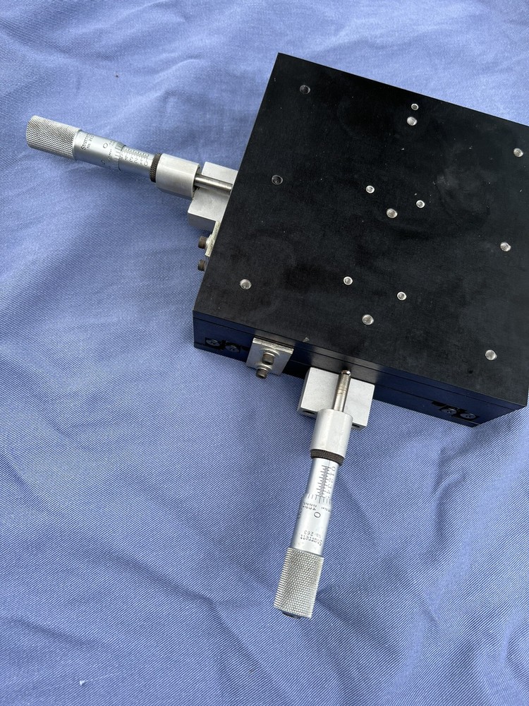 🇺🇸New England Affiliated Technologies NEAT Linear XY Stage Starrett Micrometer