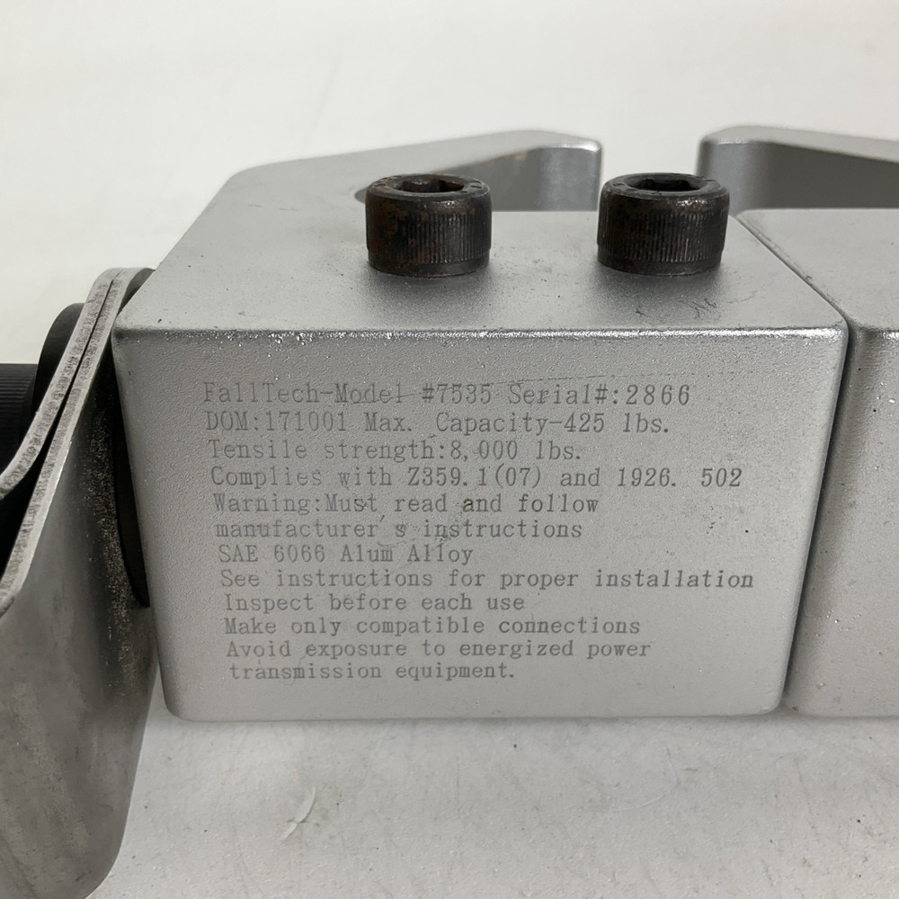 Falltech 7535 Beam Anchor 19" Long