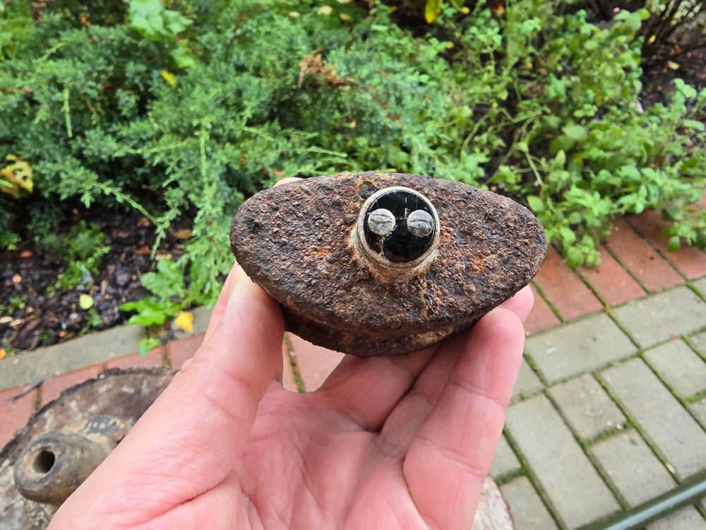 WW2 Accessories from the German bunker relic.