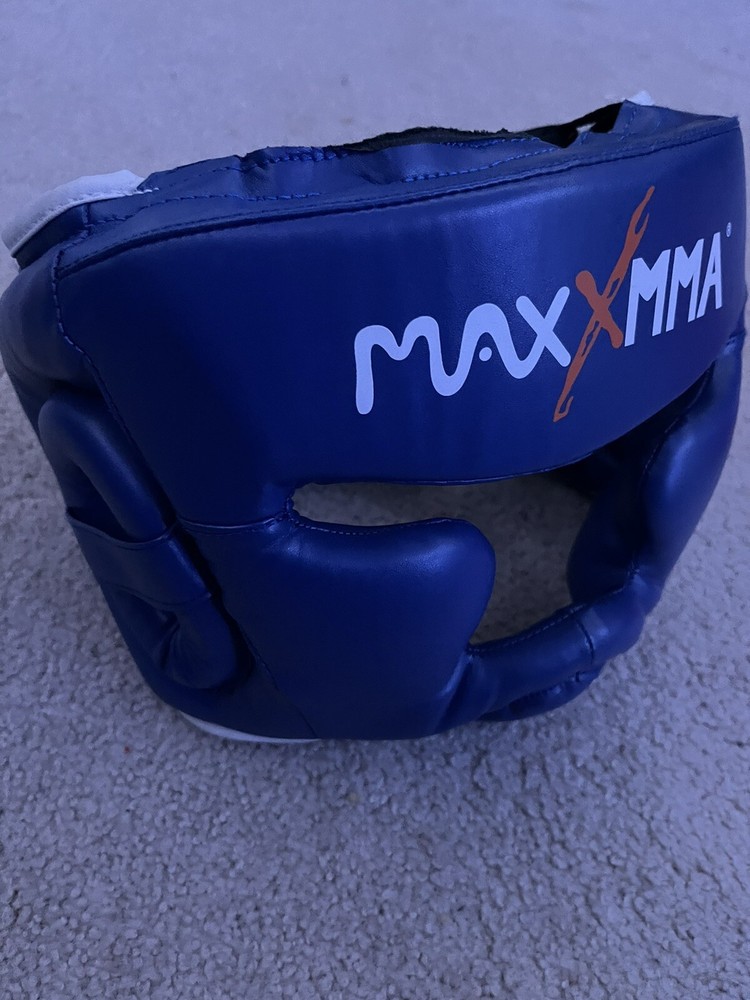 MaxxMMA Full Coverage Headgear - Blue or Red (L/XL)