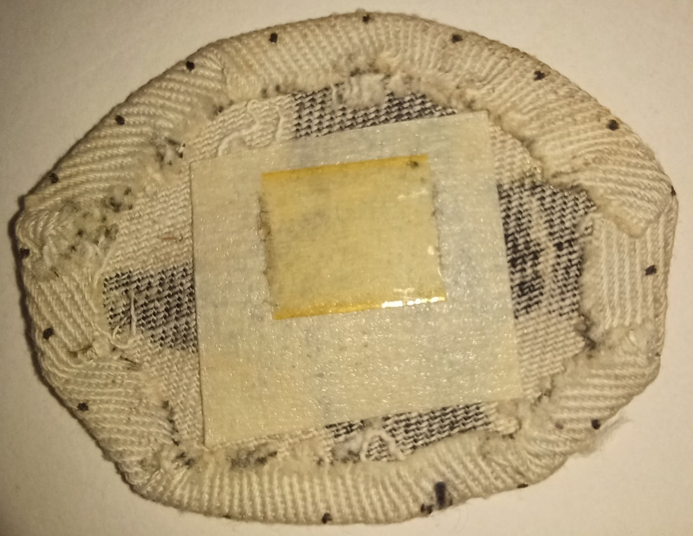 British 8th Corps Printed Formation Sign Patch WW2 Issue, 1940 Pattern