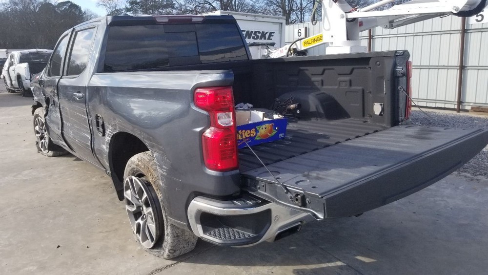 20 CHEVY SILVERADO 1500 LT FRONT SEAT SET WITH CONSOLE BLACK CLOTH HEATED