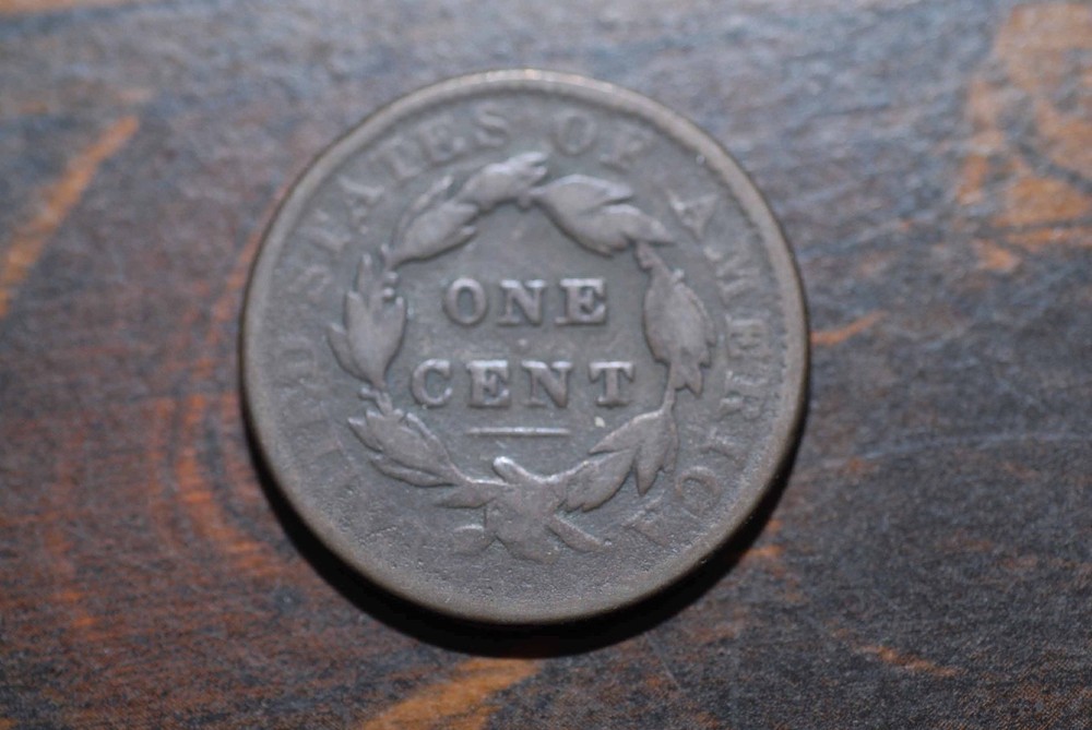 1834 Large Cent, Small 8, VG