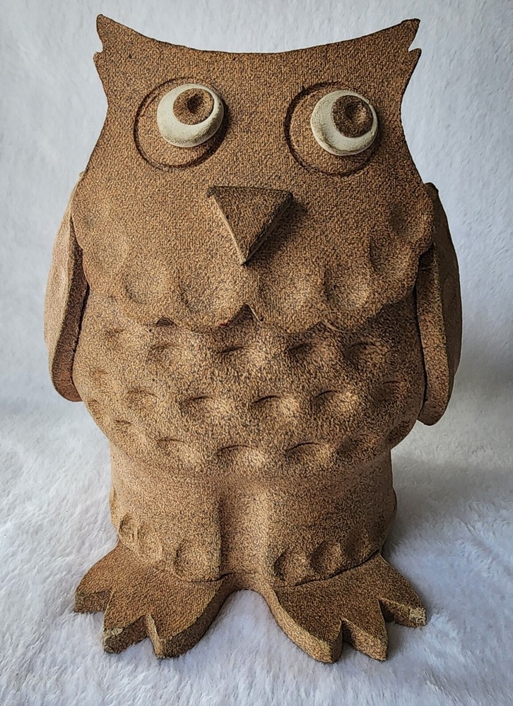 Handcrafted Clay/Pottery Owl Planter Pot Decor