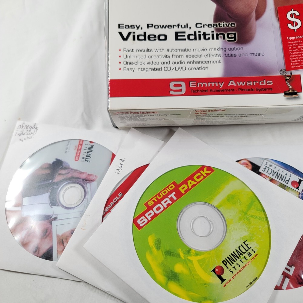 Pinnacle Studio AV/DV Version 9 Video Editing