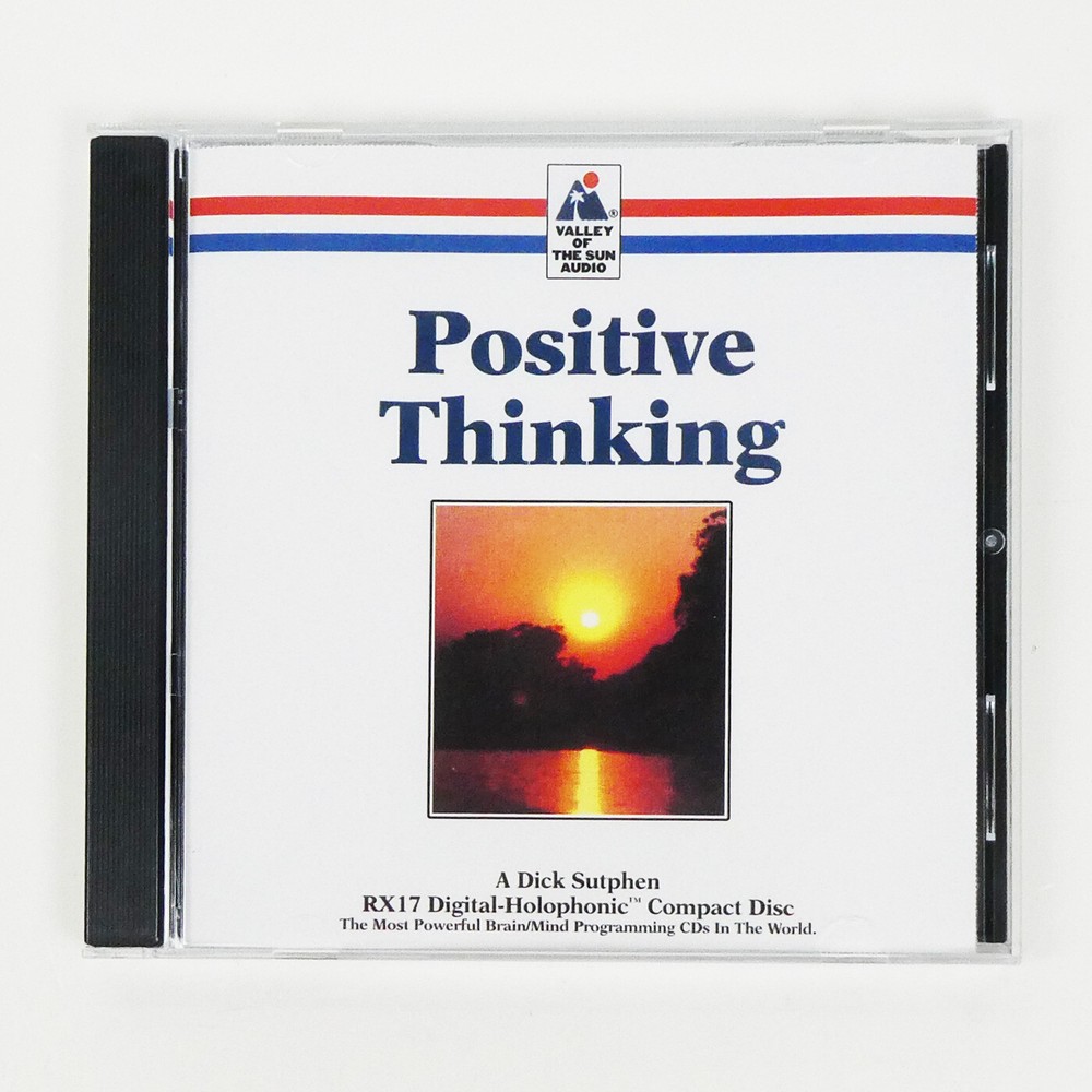 POSITIVE THINKING Self Hypnosis CD Dick Sutphen Guided Imagery How to Think