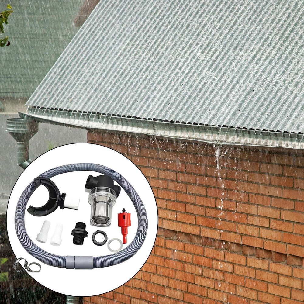 Rainwater Collection Diverter Connector System Rainwater