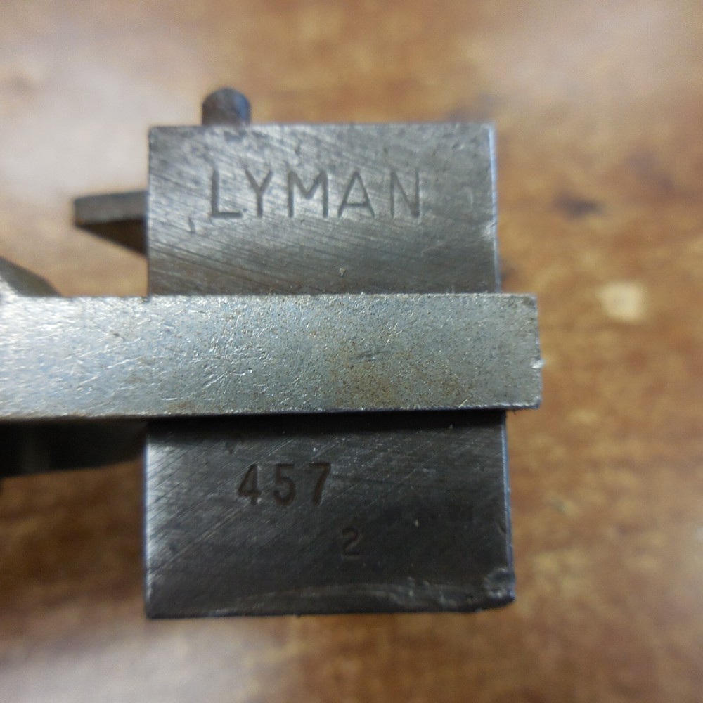 Lyman Bullet Mold 457 -2 CRACKED HANDLE
