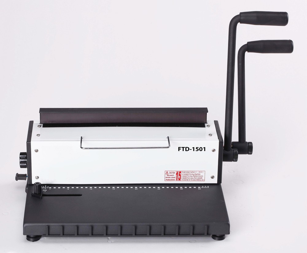 New Wire Binding Machine Binder Comb,Heavy Duty Manual 2 Loop,Wire-O Binder,3:1