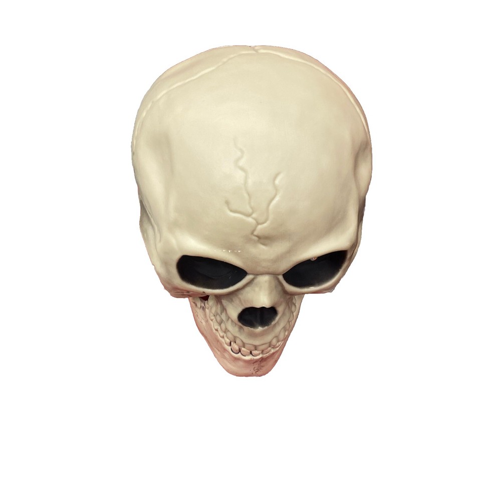 Skull Plastic Eyes Light Up Red