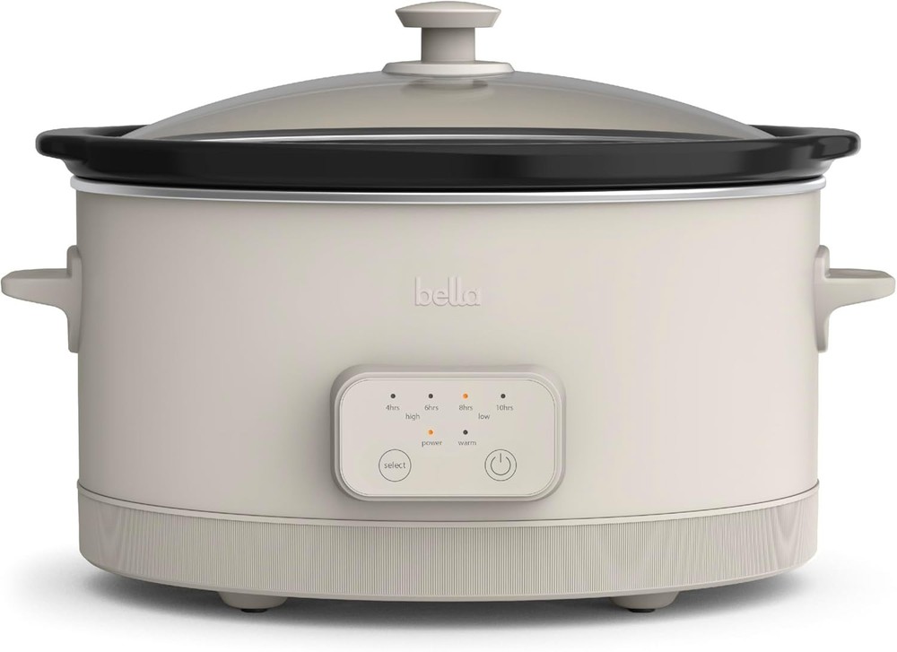 6.0 Qt Programmable Slow Cooker, Ceramic Nonstick Coating, Adjustable Temperatur