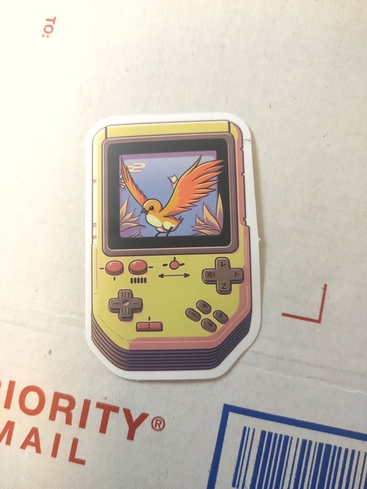 Pokemon Handheld Gaming Console Decal Sticker