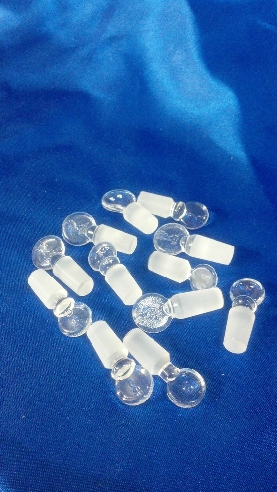 12ea # 9 Solid Penny Head Glass Stopper Stoppers