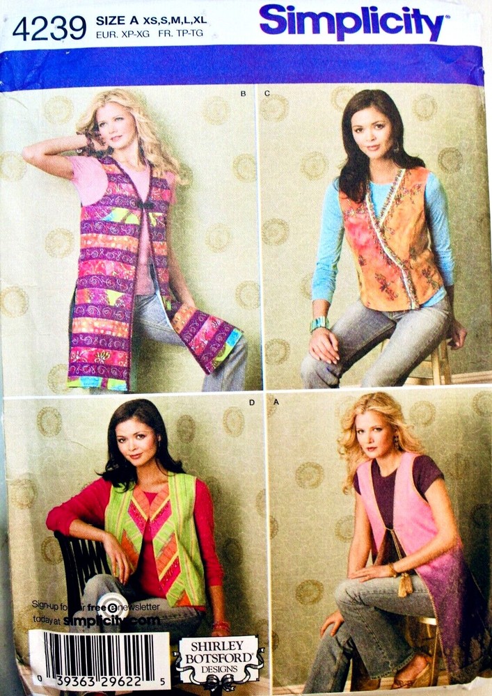 U PICK! PLUS SIZE JACKET COAT BLAZER Sew Pattern ~ UC/FF