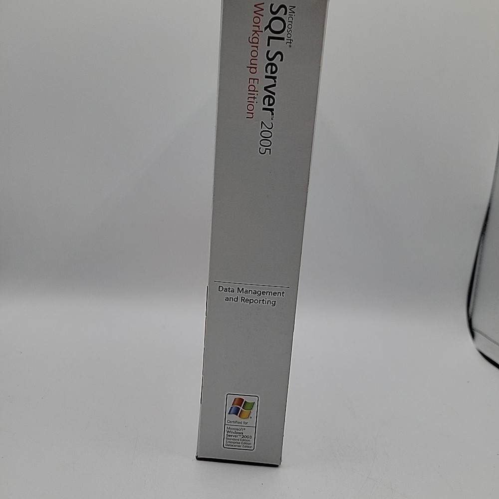 Microsoft SQL Server 2005 Workgroup Edition Data Management And Reporting Sealed