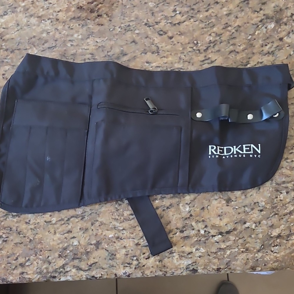 Three salon Work Aprons Brown, Black, & Tan with Multiple Pockets Unisex
