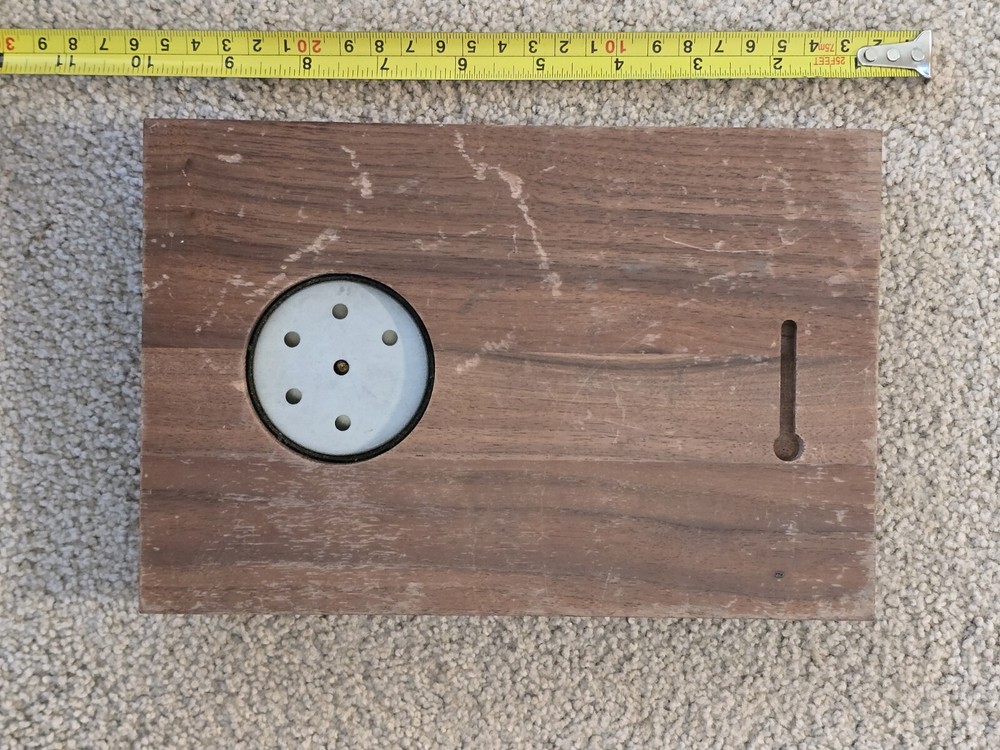 Highline West Wall Hanging Thermometer on Brass