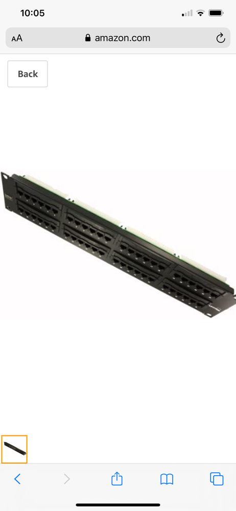 Leviton Universal Cat 5E Patch Panel CAT 5G596-U48