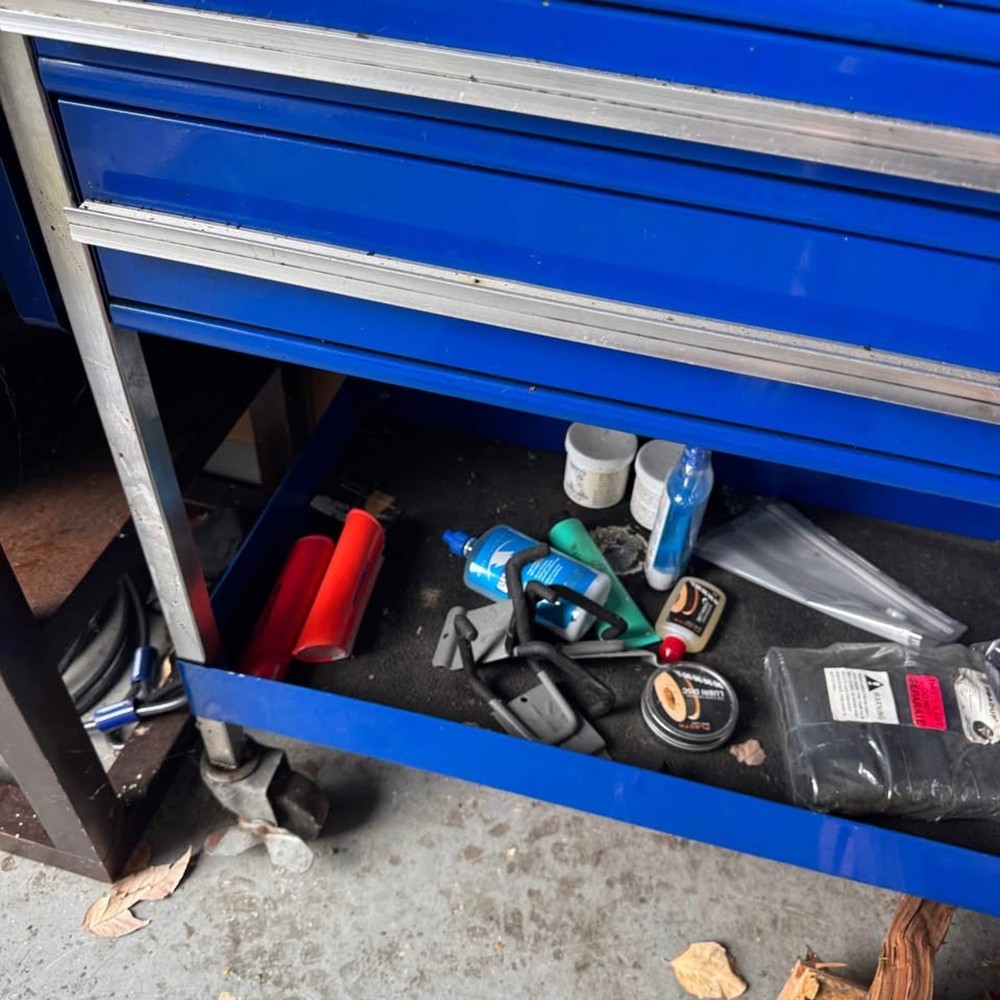 Snap-On Blue-Point 30" Four-Drawer Roll Cart Royal Blue Tool Storage