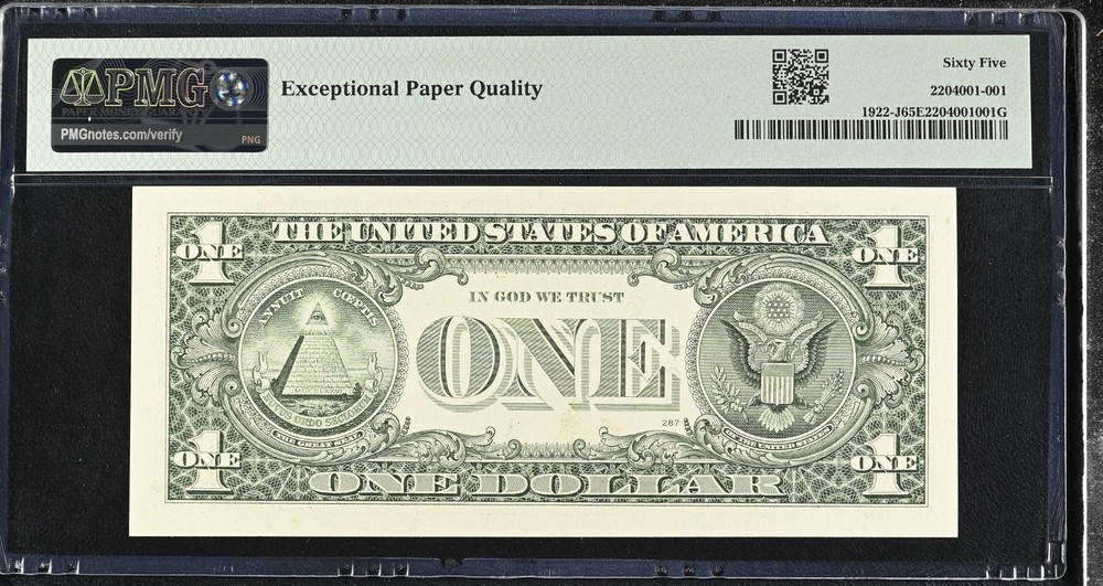 PMG65 EPQ INKING ERROR 9440M