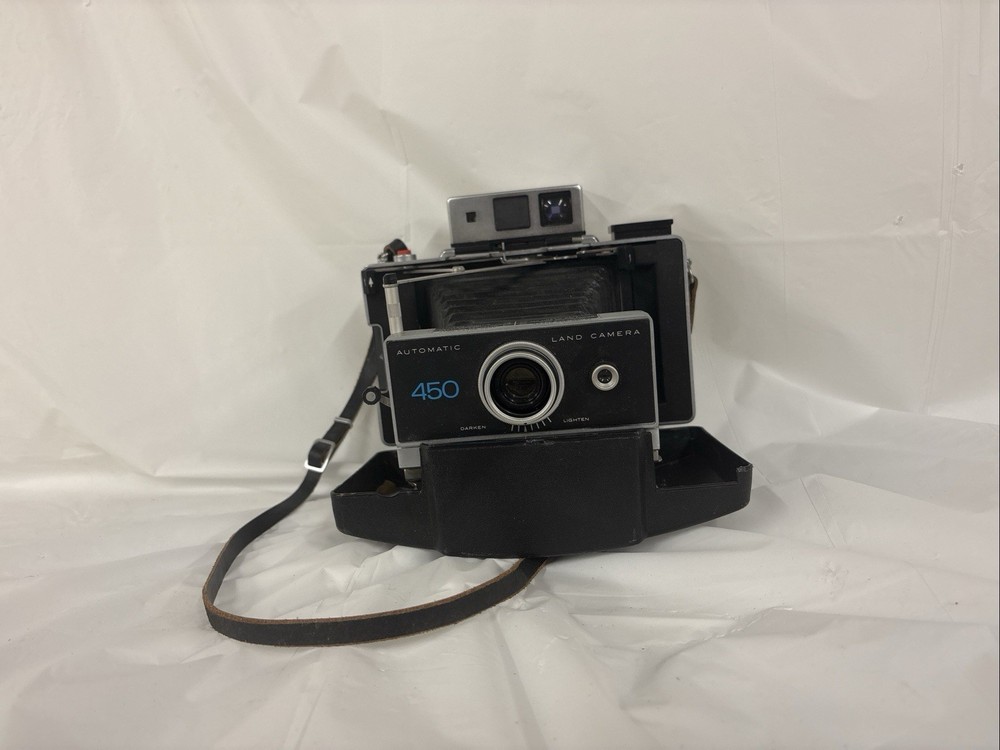 Vintage Polaroid 450 Automatic Land Camera.