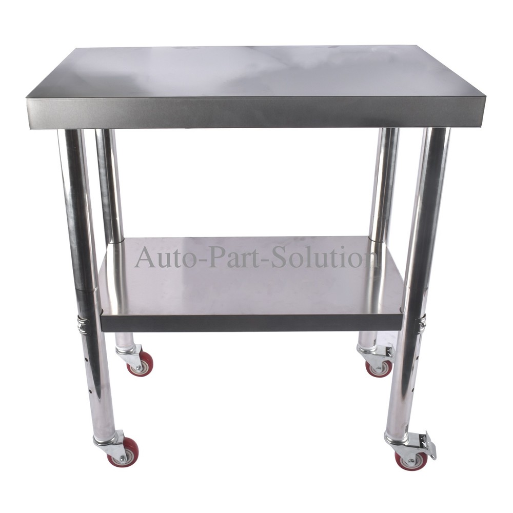 Stainless Steel Table Commercial Kitchen Work Table Prep Table, Silver