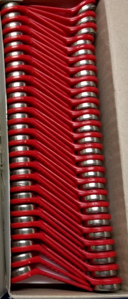 Exaktime Jobclock ibutton Keytabs ~ 10 Red Keytabs ~ New