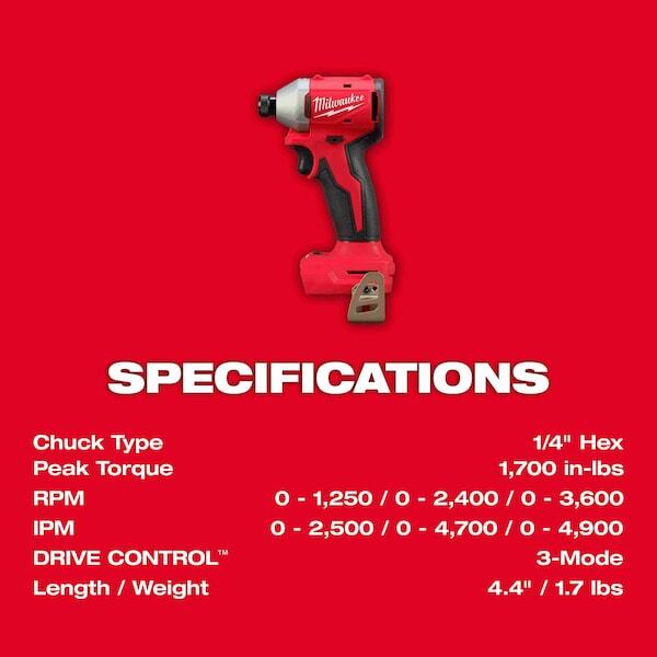 Milwaukee Tool 3693-24Cx M18 4-Tool Combo Kit