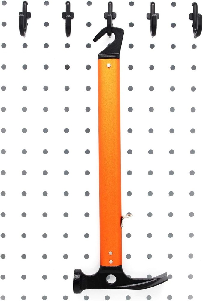 Classic 100PK Black Pegboard J Hooks - Easy Install & Maximum Support