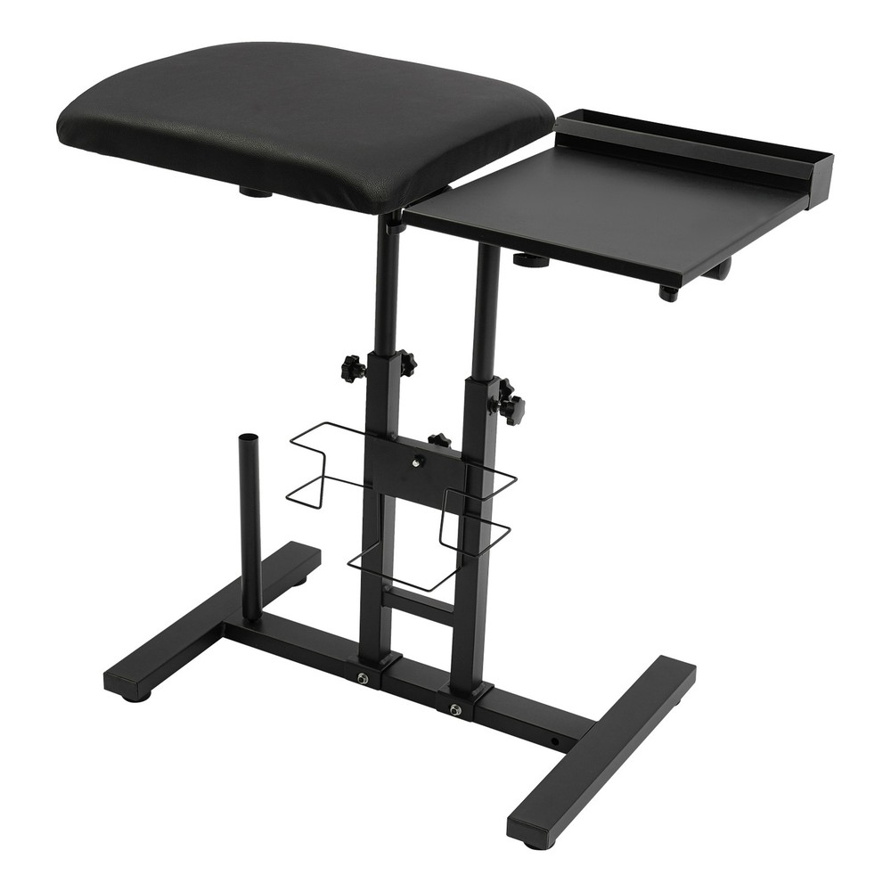 Detachable Folding Tattoo Workbench Display Stand Black Oversized Arm Rest Stand