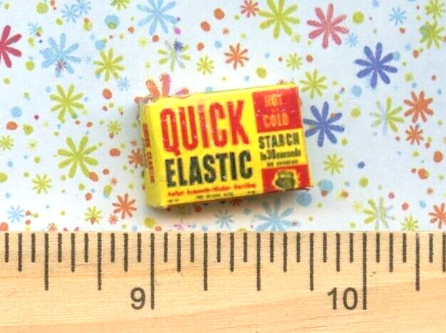 Dollhouse Miniature size Quick Laundry Starch Box