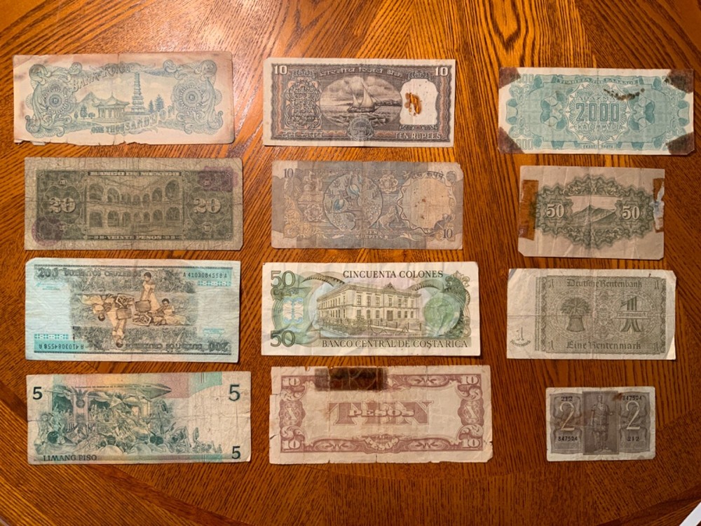 Vintage Banknote Lot , World Wide.