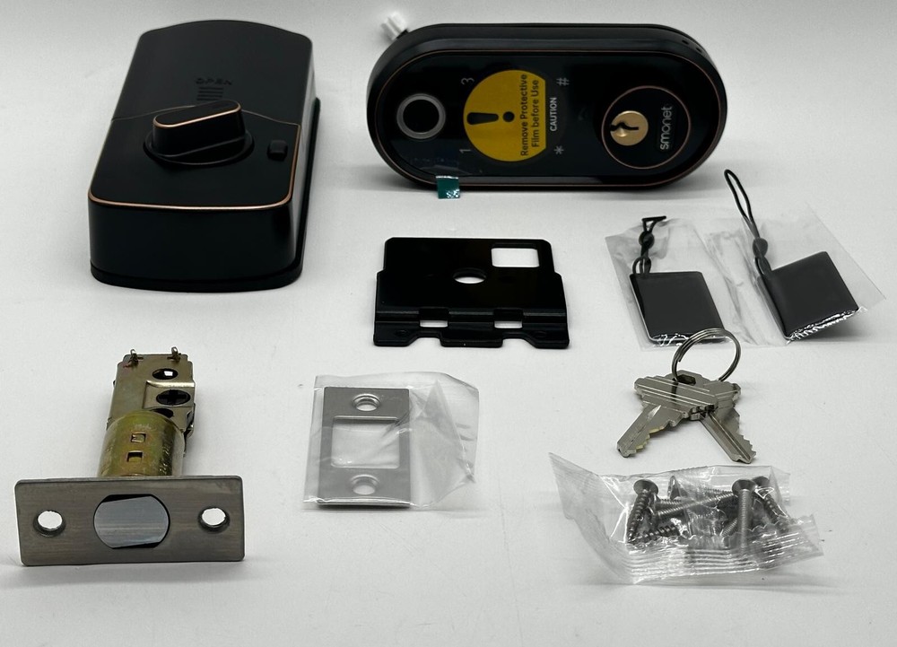 Smart Keyless Entry Door Lock - Fingerprint Electronic Deadbolt Touchscreen