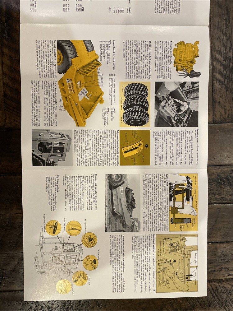 Caterpillar 631D Wheel Tractor-Scraper Brochure ‘75