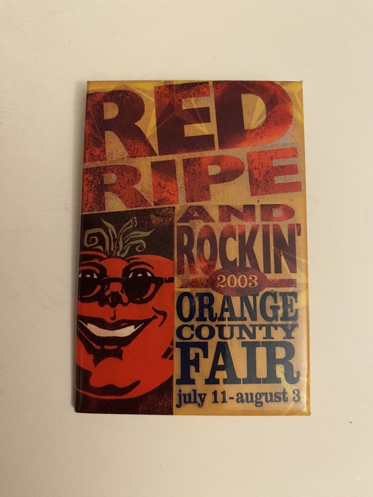 Orange County Fair 2003 California Pin Back Button P14