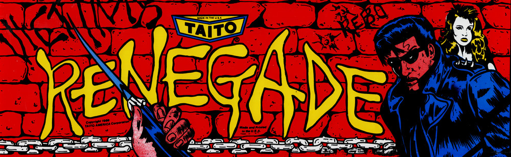 Renegade Arcade Marquee 26" x 8"
