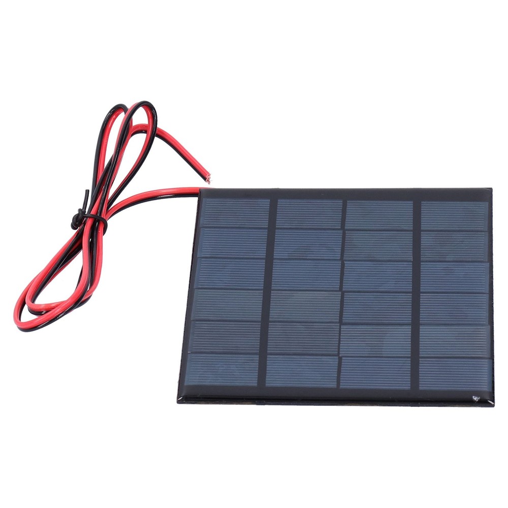 2Pcs Mini Solar Power Module Epoxy Panel With 100cm Cable Electronic New