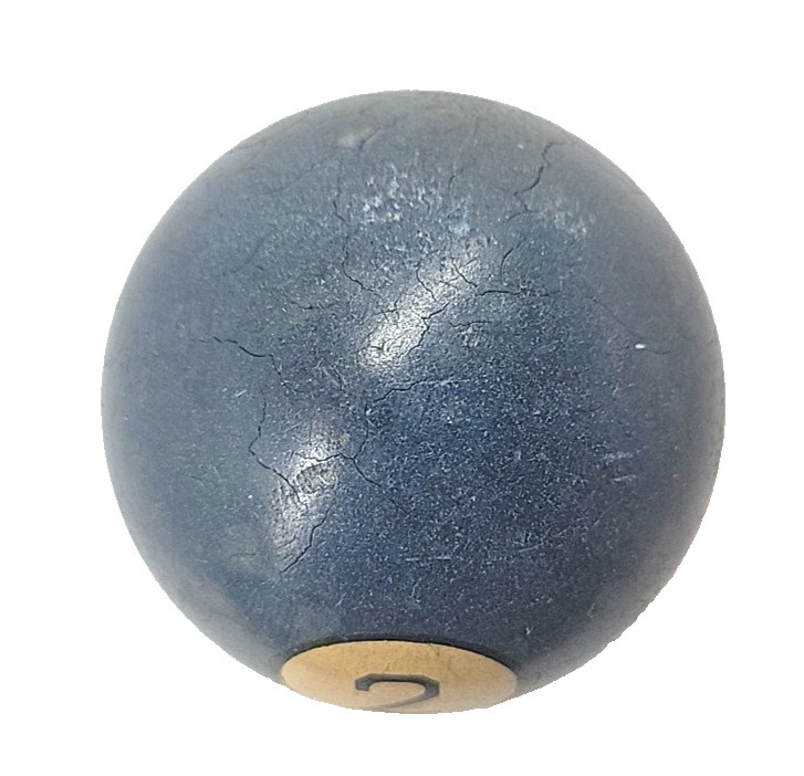 Vintage Clay Billiard Ball #2
