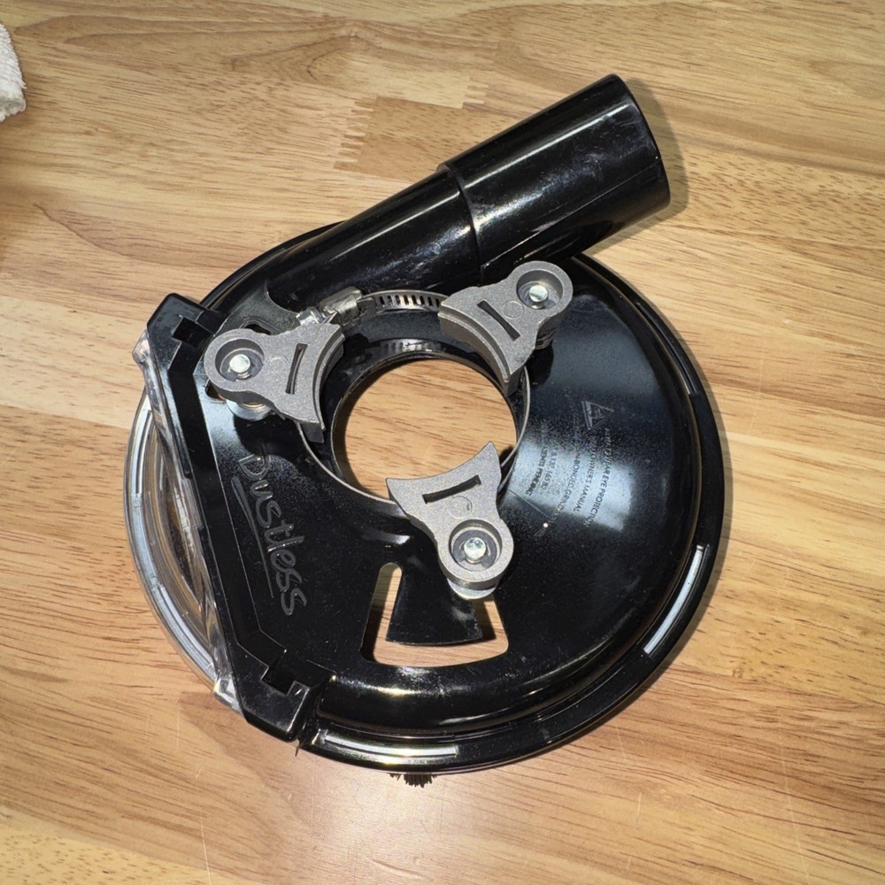Dustless Technologies Universal Dust Shroud Pro, 5 In. For Angle Grinders 4-6