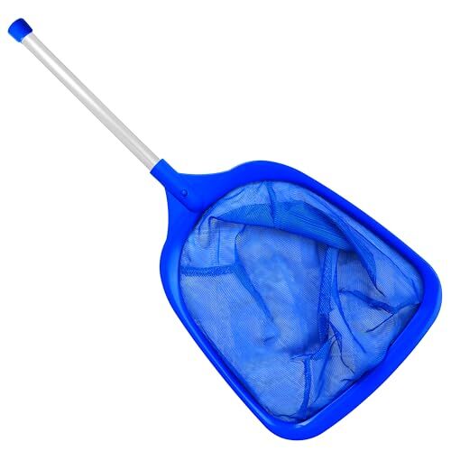 Skimmer Net with Pole | Efficient Pool Cleaning Solution Debris Removal |