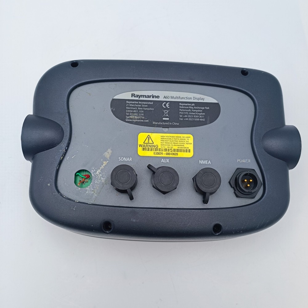 Raymarine A60 MFD Sonar Color Display Chartplotter GPS E33026 Navionics CF