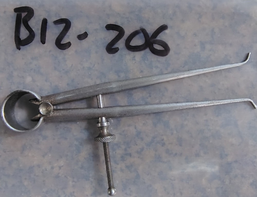 🗽 VINTAGE L S.STARRETT 4"OD CALIPER