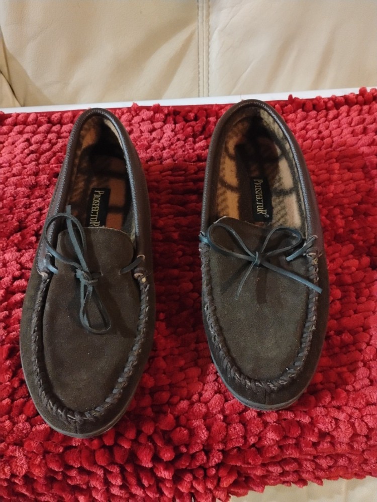 Prospector Men's Slide-ons Brown Size 11