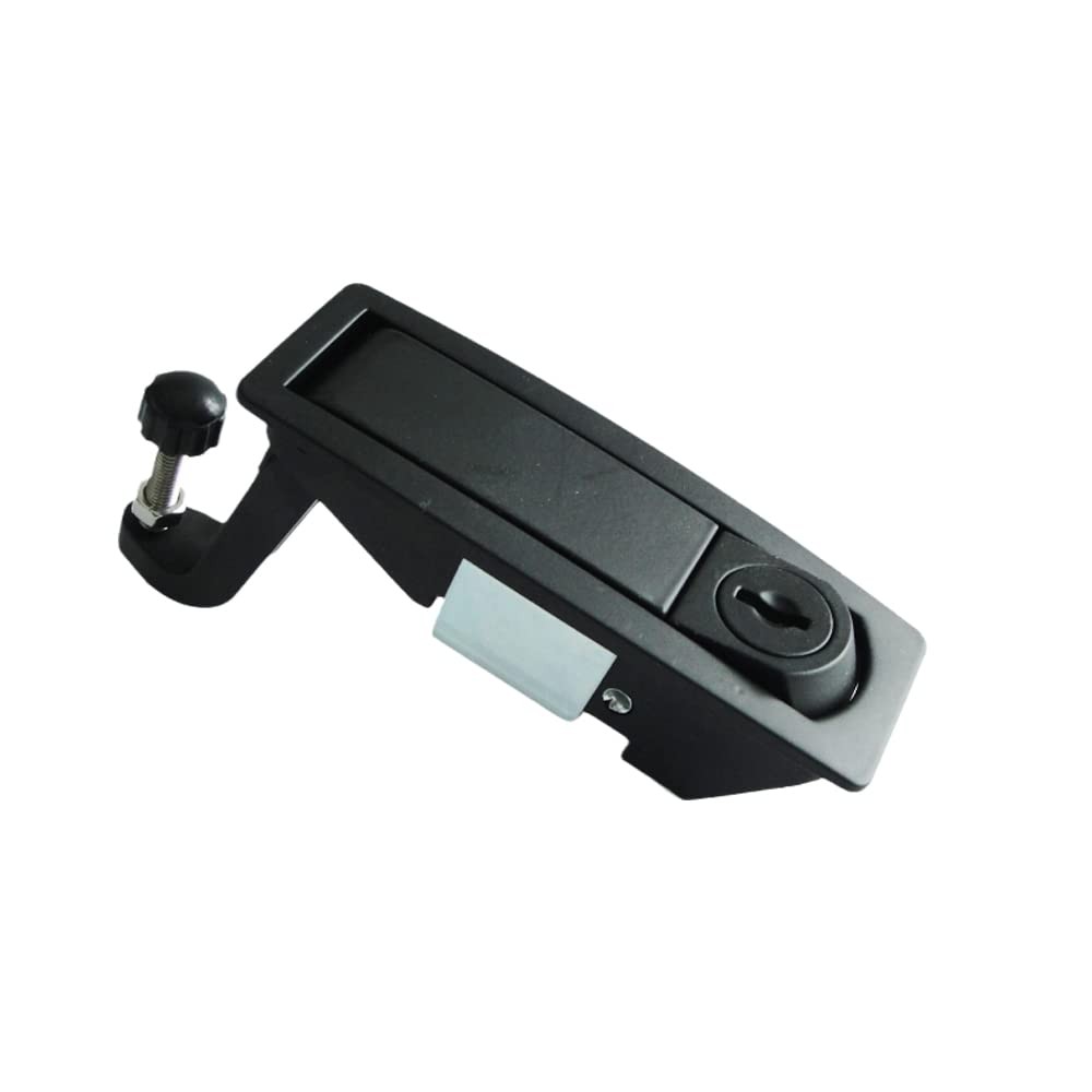 4Pcs Flush Mount Compression Latch Lock, Adjustable Lever, Zinc Alloy Black
