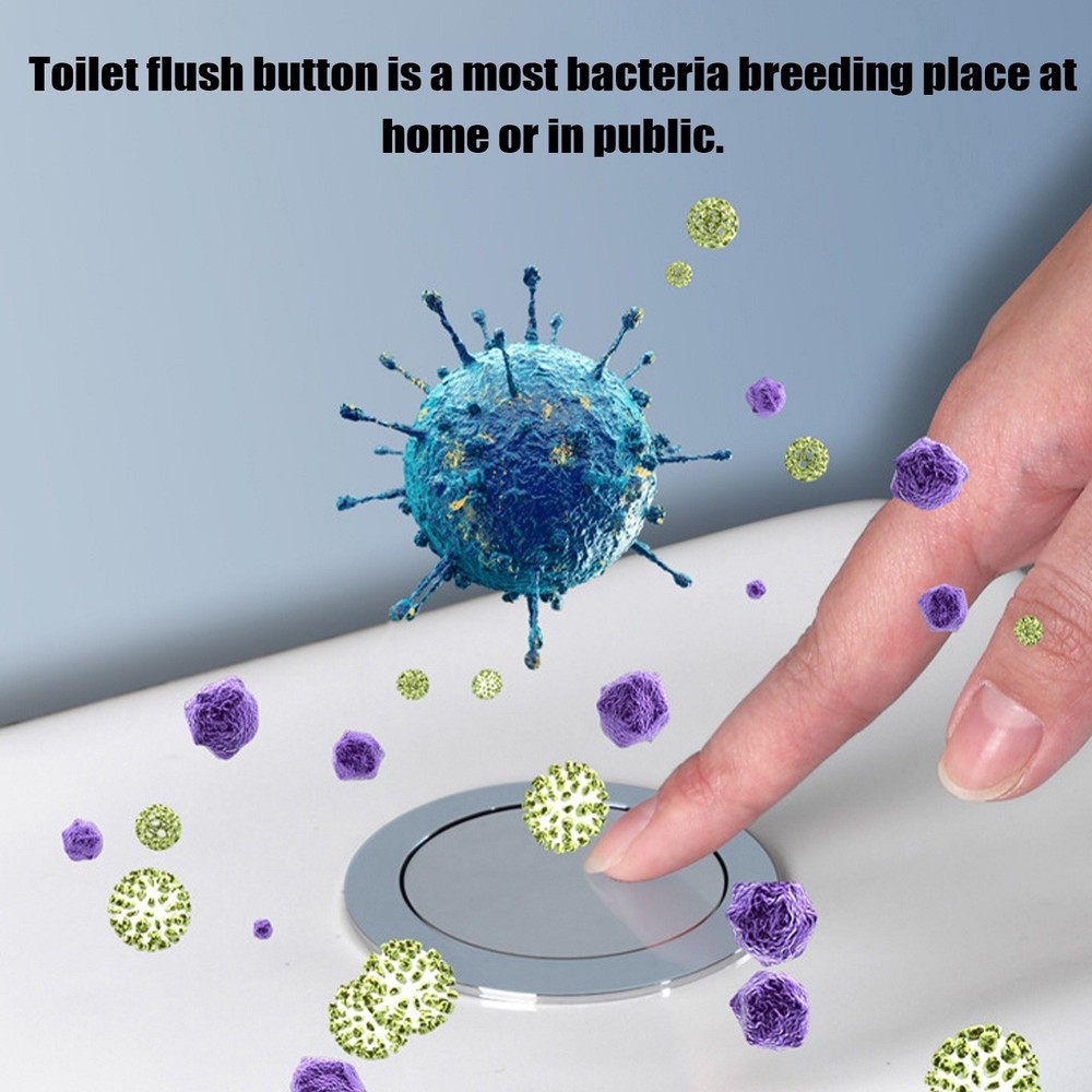 Waterproof Automatic Toilet Flush Button Flusher Smart Sensor Toilet Flushing A