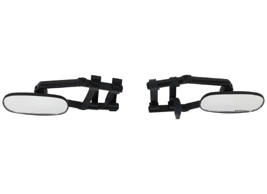 K-Source Universal Towing Mirrors - Clip On - Flat Mirror - Qty 2