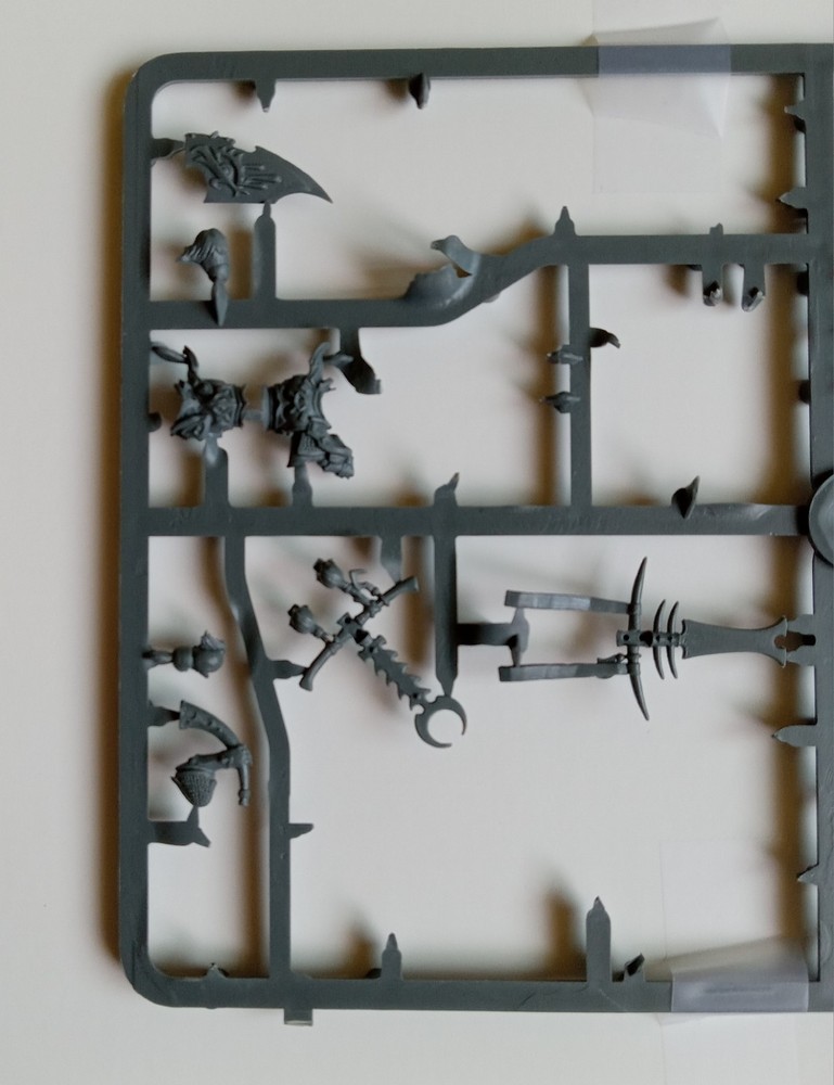Warhammer Cold One Knights Bits on Sprue (Incomplete)